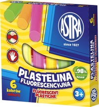 4. Astra Plastelina Fluorescencyjna 6 Kolorów 83811906