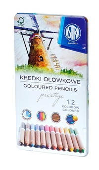 3. Astra Kredki Ołówkowe Prestige 12 Kolorów 312117001
