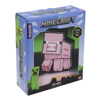 1. Lampka Minecraft Świnka - Box wys: 16 cm