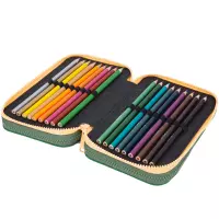 2. CoolPack Jumper 3 Piórnik Trzykomorowy Z Wyposażeniem Toucans F067662
