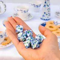 4. Komplet kości Full Art: Porcelana