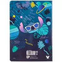 1. Coolpack Zeszyt A5 32 kartki kratka Stitch Blue wzór 1 74883PTR