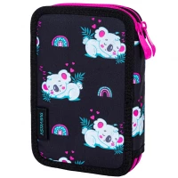 3. AstraBag Piórnik AC21 Dwukomorowy z Wyposażeniem Sleepy Koala 503024009
