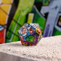 3. Komplet kości Full Art: Graffiti