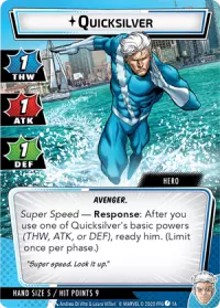 4. Marvel Champions: Hero Pack - Quicksilver
