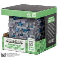 1. Minecraft Lampka 3D - Ruda Diamentu