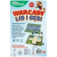 4. Trefl Rodzina Treflików Warcaby / Lis i Gęsi