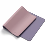 2. Satechi Dual Eco Leather Desk - Dwustronna Podkładka na Biurko z Eko Skóry Pink/Purple)