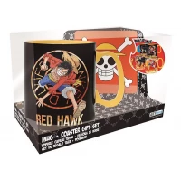 1. Zestaw Prezentowy One Piece: Kubek Termoaktywny + Podkładka