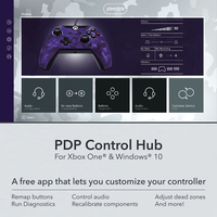 7. Pad PDP Przewodowy Delux Camo Purple New Xbox One/PC