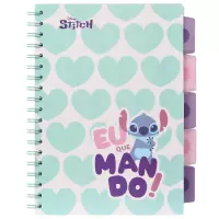 1. Coolpack Kołozeszyt Stitch Pastel B5 100 Kartek Kratka wzór 2 74982PTR