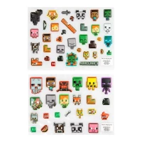 2. Naklejki Dekoracyjne Minecraft - 60 szt.