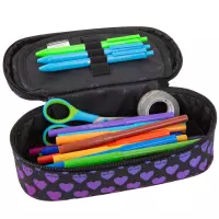 2. Coolpack Campus Piórnik Tuba Usztywniona z Organizerem Dark Marshmallow F062908