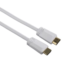 Ilustracja produktu Hama Kabel HDMI - HDMI Biały 1,5M Techline