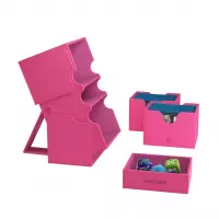 3. Gamegenic: Stronghold 200+ XL Convertible - Ekskluzywne Pudełko na Karty - Pink