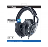 1. NACON RIG PS5 Słuchawki Przewodowe RIG300PROHS - Czarne