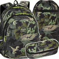 1. CoolPack Zestaw Szkolny Adventure Park 3el. Plecak F029672 + Piórnik F062672 + Worek F070672