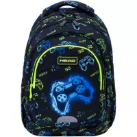 1. Head Plecak Szkolny AB330 Go Playing Neon 502025041