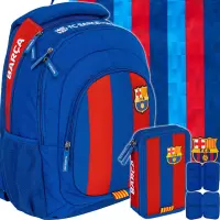 1. Astra Zestaw Szkolny 3el. FC Barcelona Plecak AB330 502024133 + Worek 507023033 + Piórnik 503024079