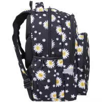 1. CoolPack Base Plus Plecak Szkolny Daisy Black F027817