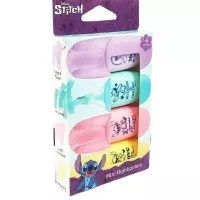 3. CoolPack Zakreślacze Mini 4szt. Stitch Pastel 75347PTR