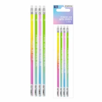 3. Starpak Ołówek z Gumką HB Ombre 4szt 532176