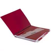 2. Coolpack Kołozeszyt Red A5 100 Kartek Kratka 94245CP