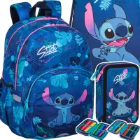 1. CoolPack Rider Zestaw Szkolny Stitch 3el Plecak F109780 + Piórnik F066780 + Worek F054780