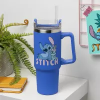6. Kubek Podróżny ze Słomką Disney Stitch - 900 ml