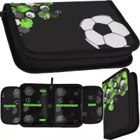 1. Starpak Piórnik Dwuklapkowy Bez Wyposażenia Football Green 550993