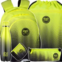 1. CoolPack Zestaw Szkolny Gradient Lemon 5el. Plecak Jerry E29510/F + Worek E70510 + Piórnik E61510