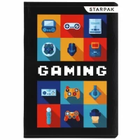 2. STRPAK Zeszyt W Kratkę A5 Gaming 16 kartek 479732