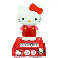 2. Lampka 3D z Budzikiem Hello Kitty