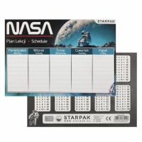 2. Starpak Plan Lekcji z Tabliczką Mnożenia A5 NASA 536141