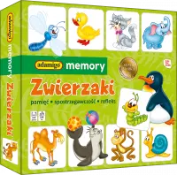 1. Adamigo Gra Memory Zwierzaki