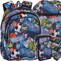1. CoolPack Jerry Plecak Szkolny Hobby F029929 + Worek F070929 + Piórnik F067929
