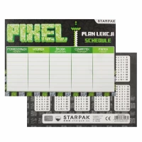 4. Starpak Plan Lekcji z Tabliczką Mnożenia A5 Pixel Game 536144
