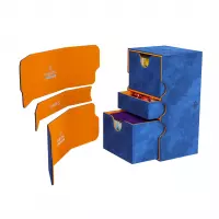 4. Gamegenic: Stronghold 200+ XL Convertible - Pudełko na Karty - Blue/Orange - Exclusive Line