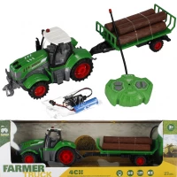 1. Mega Creative Maszyna Rolnicza Traktor Zdalnie Sterowany+ Przyczepka 523872