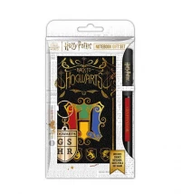 1. Zestaw Prezentowy Harry Potter: Notatnik + Długopis + Brelok