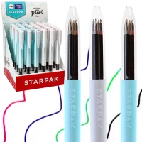 2. Starpak Długopis Automatyczny 4 Kolory Pearl 470783