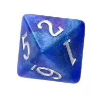 8. Komplet kości REBEL RPG - Akrylowe - Zmierzch