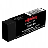 1. Rotring Gumka do Ścierania Tikky 20 Exam Czarna 818890
