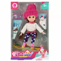 4. Mega Creative Lalka 15 cm Zimowa + Akcesoria 543697