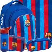 1. Astra Zestaw Szkolny 5el. FC Barcelona Plecak AB340 502023094 + Worek 507023033 + Piórnik 503023041 + 511025014 + 511025015