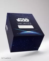 7. Gamegenic: Star Wars Unlimited Card Game - Twin Suns Soft Crate - Card Back Blue