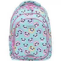 7. AstraBag Plecak Szkolny AB300 Minty Pandas 502025011