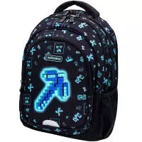 7. AstraBag Plecak Szkolny AB300 Dark Pixel 502025015