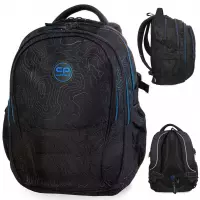 3. CoolPack Factor Plecak Szkolny Topograpy Blue 92722CP