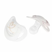3. Nuk Smoczek Uspokajający Silikonowy 0-6m Star Różowy 2szt 541390